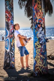 Guitar venice beach lifestyle photography