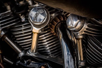 Vincent engine: classic motorcycles photography