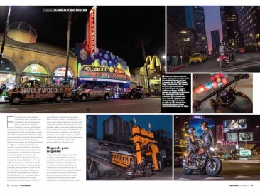 Story Harley Davidson Fat Bob 2018, Los Angeles by night