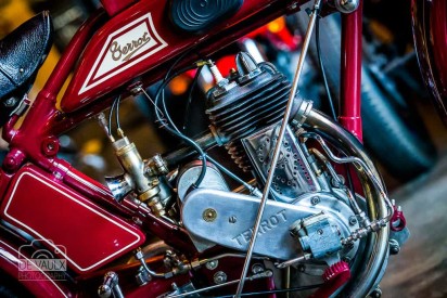 Terrot motorcycle: engine, terror, detail motorcycles photography