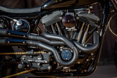 Harley Davidson twin engine, mule motorcycles