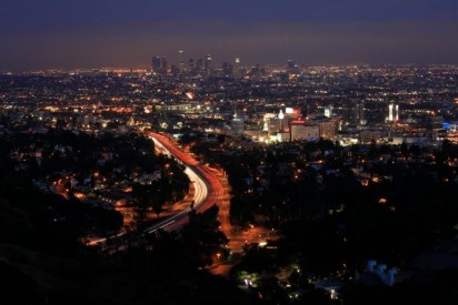 City of lights: Los Angeles by night