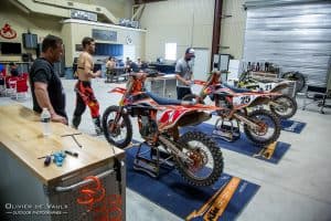 motocross action garage photography