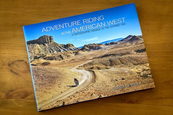 Front cover photobook adventure riding in the american west