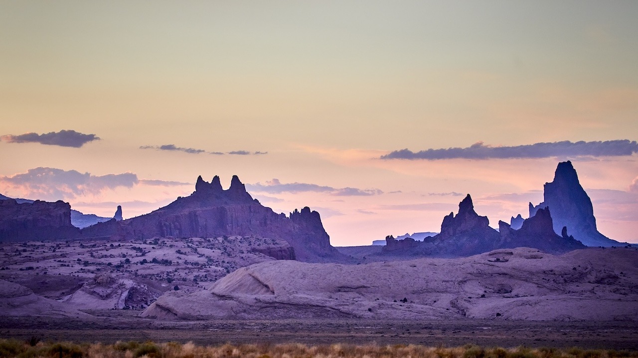 sunset in Utah 