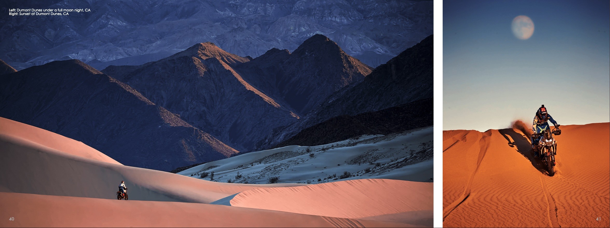 dumont dunes california tenere 700 moon rise yamaha sand riding