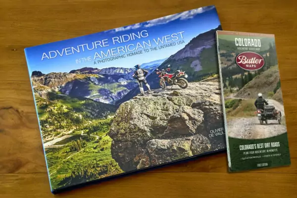 Colorado photo book adventure riding Butler map